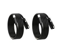 Cable de carga USB de CA para plaud Note Pro y Note AI grabadora de voz ABS, para entrega rápida de energía, accesorios de viaje compactos (tipo C, 2 unidades)