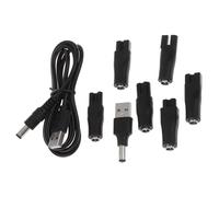 Cable de carga USB integral para peluqueros eléctricos instrumentos de belleza barba, adaptador de cable de alimentación, cargador de cuidado