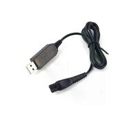 Cable de carga USB negro HQ8505, adaptador de corriente para afeitadora Phillips 7120, 7140, 7160 y