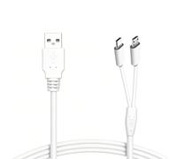 Cable de carga USB para extractor de leche compatible con la bomba de lactancia materna portátil Elvie Stride 2, doble bomba, V2, grado hospitalario, Stride Plus, cable de alimentación de repuesto