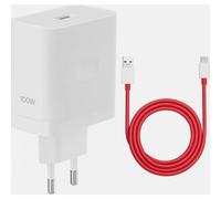 Cable de carga USB tipo C SuperVOOC de 100 W y cargador de fuente de alimentación compatible con OnePlus 15 15R 13 13R 12 12R 11 11T 10