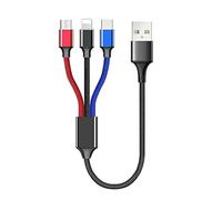 Cable de Carga USB Universal multitipo con Micro y USB-C para Auriculares inalámbricos, Fundas de Carga y Auriculares compatibles con Sony, Beats Flex/Studio Buds, Jaybird, PowerBeats, Beats y más