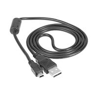 Cable de carga y datos, cable de datos USB de 1 m, cable de conexión Good Connections USB 2.0 macho A a conector Mini B de 5 pines, blindaje de lámina y trenzado.