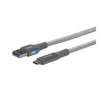 Cable De Carga Y Datos De USB-A A USB-C Tipo-C 65W Trenzado De Nylon 1 Metro