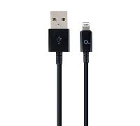 Cablexpert cc-usb2p-amlm-1m cable de conector lightning negro