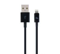 CABLE DE CARGA Y DATOS GEMBIRD DE 8 PINES, 1 M, NEGRO (CC-USB2P-AMLM-1M)