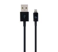 Cablexpert cc-usb2p-amlm-2m cable de conector lightning negro