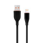 CABLE DE CARGA Y DATOS GEMBIRD DE SILICONA PREMIUM DE 8 CLAVIJAS 1,5 M NEGRO