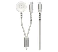 Cable de carga y datos Swissten Wireless charging cable 2in1 for Apple Watch + USB-C 1,2 m
