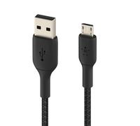 Cable de carga y sincronización Belkin USB a micro SB 18W Nylon trenzado 1m