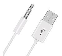 Cable de carga y sincronización de datos de 3,5 mm Jack a USB, compatible con Beats by Dre Studio Wireless Auriculares Shuffle