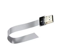 Cable De Cinta HDMI FFC Ángulo De 90°, Cable Flexible Mini/Micro A HDMI Estándar For Drones FPV Y Fotografía Aérea(HDMI to Micro male,1m)