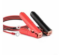 Cable de clip de cocodrilo de 30 A que soporta sistemas de alimentación de vehículos de 12 V y 24 V con cable de extensión y adaptador de liberación rápida