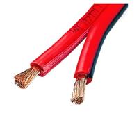 Cable de Cobre Blando 2 Pines 7/8/9/10/15/20/30m, Flexible Doble Paralelo for Altavoz Audio, distribución automática energía 14 16 18 19 20 22 AWG(RVB-2 Pin 10m,22 AWG)