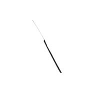 Cable De Cobre Chapado En Plata PTFE UL1423 50M, 38/36/34/30/28/26AWG, Electrónico Núcleo Único Microfino Alta Temperatura(Black,50m 34AWG)