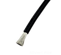 Cable de Cobre estañado Flexible Negro 6/8/10/12/14/16/18/20/22/24/26/28 AWG 1 5 10 20 Metros for Uso doméstico de Alta Temperatura(12 AWG,5m)