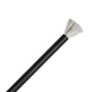 Cable de cobre estañado Resistencia a la temperatu Cable de silicona 10 m, 16-30 A, multicolor, 600 V, for batería coche(Black X 1m,20A WG)