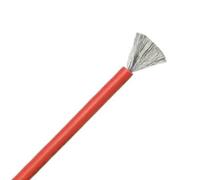 Cable de cobre estañado Resistencia a la temperatu Cable de silicona 10 m, 16-30 A, multicolor, 600 V, for batería coche(Red X 1m,28A WG)
