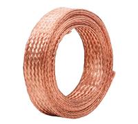 Cable de cobre for joyería, cable trenzado plano, longitud de 1 metro, cables de conexión a tierra for conexión a tierra, unión y conexiones eléctricas.(50 square)