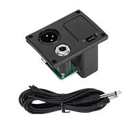 Cable de cobre para guitarra Mtlavishness de primera calidad, silencioso, con ecualizador activo de 9 V y funda protectora para batería, ideal para amplificador de guitarra,