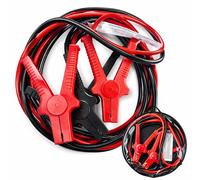 Cable de Coche 1600A 4.5M Cobre Puro 20mm²,Diámetro exterior 10 mm Pinzas Batería Profesional con Bolsa, Cable Booster para Emergencia SUV y Diésel