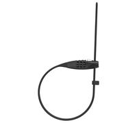 ABUS Candado con cable Combiflex TravelGuard 45 cm con código de combinación Negro