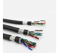 Cable de comunicación audio blindado par trenzado 2-24 núcleos 16-24 AWG(1 Meter Price,6 CORES-24 AWG 0.2MM)