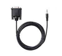 Cable de comunicación estéreo D-sub 9 pines DB9 hembra RS232 serie a 3,5 mm for medidor presión digital 700G(1.8M)