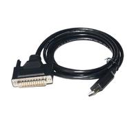 Cable de comunicación Serial RS232 USB a D-Sub DB25 Macho FT232RL for Amplificador de recuperación de señal EG&G a PC.(5 Metre)