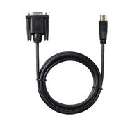 Cable de comunicación Serie D-Sub de 9 Pines DB9 Hembra a MI-N DIN de 6 Pines RS232 for LS XGB XBM XBC PLC a Cable de Control de PC(2.98M)