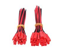 Cable de Conector RC, 20 Piezas Macho e Hembra, 24 AWG, 2 Pines, Conectores de Batería, para Modelos RC, Drones, vehículos eléctricos y más