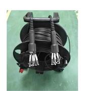 Cable de conexión blindado OM3 de 120 m, 150 m y 200 m for exteriores, multimodo, 4 fibras, puente de 5 mm, 4 núcleos, 6 núcleos, 8 núcleos, PCD310, tambor 4C6C8C, SC, LC, FC, ST(150m 4-core SC-SC)