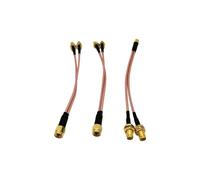 Cable de Conexión Coaxial de Radiofrecuencia, Paquete de 3, Cable Divisor SMA, Cable Coaxial SMA Macho A SMA Hembra Dual