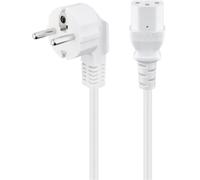 Cable de conexión con conector angular C13 blanco 95141/3m