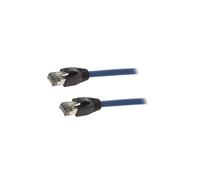 Cable de conexión CQ8036S S/FTP Cat 8.1 Line Cu LSZH azul 1m 26AWG venas: 8 L...