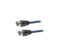 Cable de conexión CQ8056S S/FTP Cat 8.1 Line Cu LSZH azul 2m 26AWG venas: 8 L...