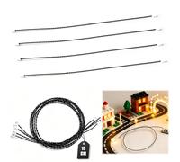 Cable de conexión de 15 cm, compatible con iluminación Lego DIY/MOC (4 unidades), cable de conexión compatible con Lego and Other Major Brand Bricks, cable de conexión para conectar tiras de luz COB