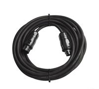 Cable de conexión de alimentación de CA solar de 6 m con enchufe hembra BC01, cable de cobre sin oxígeno de 3 núcleos de 1,5 mm² para inversores - Cubierta de goma flexible H07RN-F, -40 °C a +85 °C