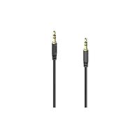 Cable de conexión de audio - HAMA - 00202013 - Jack macho de 3,5 mm estéreo - 3 m - Contactos dorados