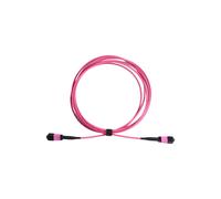 Cable de Conexión de Fibra MPO A MPO, 12 Fibras Hembra, 40G/100G/200G/400G OM4 50/125, Cable Troncal Multimodo de Pérdida Estándar de 3 cm