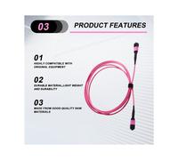 Cable de Conexión de Fibra MPO A MPO, 12 Fibras Hembra, 40G/100G/200G/400G OM4 50/125, Cable Troncal Multimodo de Pérdida Estándar de 3 cm