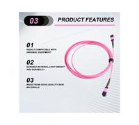 Cable de Conexión de Fibra MPO A MPO, 12 Fibras Hembra, 40G/100G/200G/400G, OM4 50/125, Multimodo, Cable Troncal de Pérdida Estándar, 5 cm