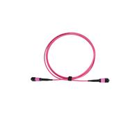 Cable de Conexión de Fibra MPO A MPO, 12 Fibras Hembra, 40G/100G/200G/400G, OM4 50/125, Multimodo, Cable Troncal de Pérdida Estándar, 2 cm