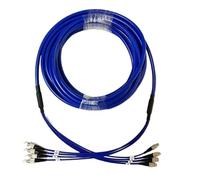 Cable de conexión de fibra óptica blindado de 4 núcleos, 1 m, 2 m, 3 m, 5 m, 10 m, 15 m, 20 m, 8,0 mm, 4 núcleos, 4C, LC, SC, FC, ST, A, SM, extensor de fibra óptica for exteriores(2m 5pcs LC-LC)