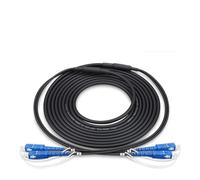 Cable de conexión de fibra óptica blindado de TPU de 2 núcleos, puente de 3 mm, monomodo for exteriores, 5 m, 10 m, 15 m, 20 m, 25 m, 30 m, 35 m, 40 m, 45 m, 50 m, LC, FC, SC, ST, UPC.(SC-SC 5m)