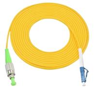 Cable de conexión de fibra óptica de grado Telegram SC/APC LC-FC-ST UPC Cable de puente de cable óptico monomodo simplex de 3/5/10/20 m(FC APC to FC APC,3 mins)