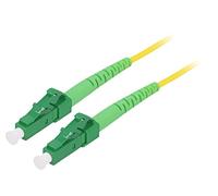 Cable de conexión de fibra óptica FPSLC10 OS2 LC/APC ambos lados 10m LSZH ama...