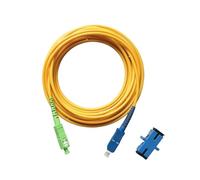Cable de conexión de fibra óptica SC/APC-SC/UPC for interiores FTTH, cable de extensión de 15 m