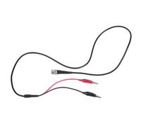 Cable de Conexión de Instrumentos, Conector BNC con Clips Rojo Negro, Formato Coaxial de 50 Ohm para Tareas de Medición, Servicio de Electrónica, Acceso a Circuitos Bnc Clip Cable Abrazadera Adaptador