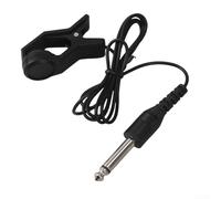 Cable de conexión de pastilla de vibración con clip sintonizador para violín, saxofón, guitarra y erhu